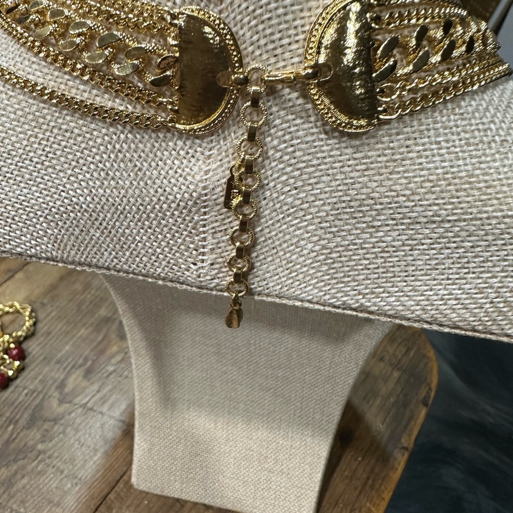 Monet Gold Multi-Strand Necklace - Picture 3 of 16